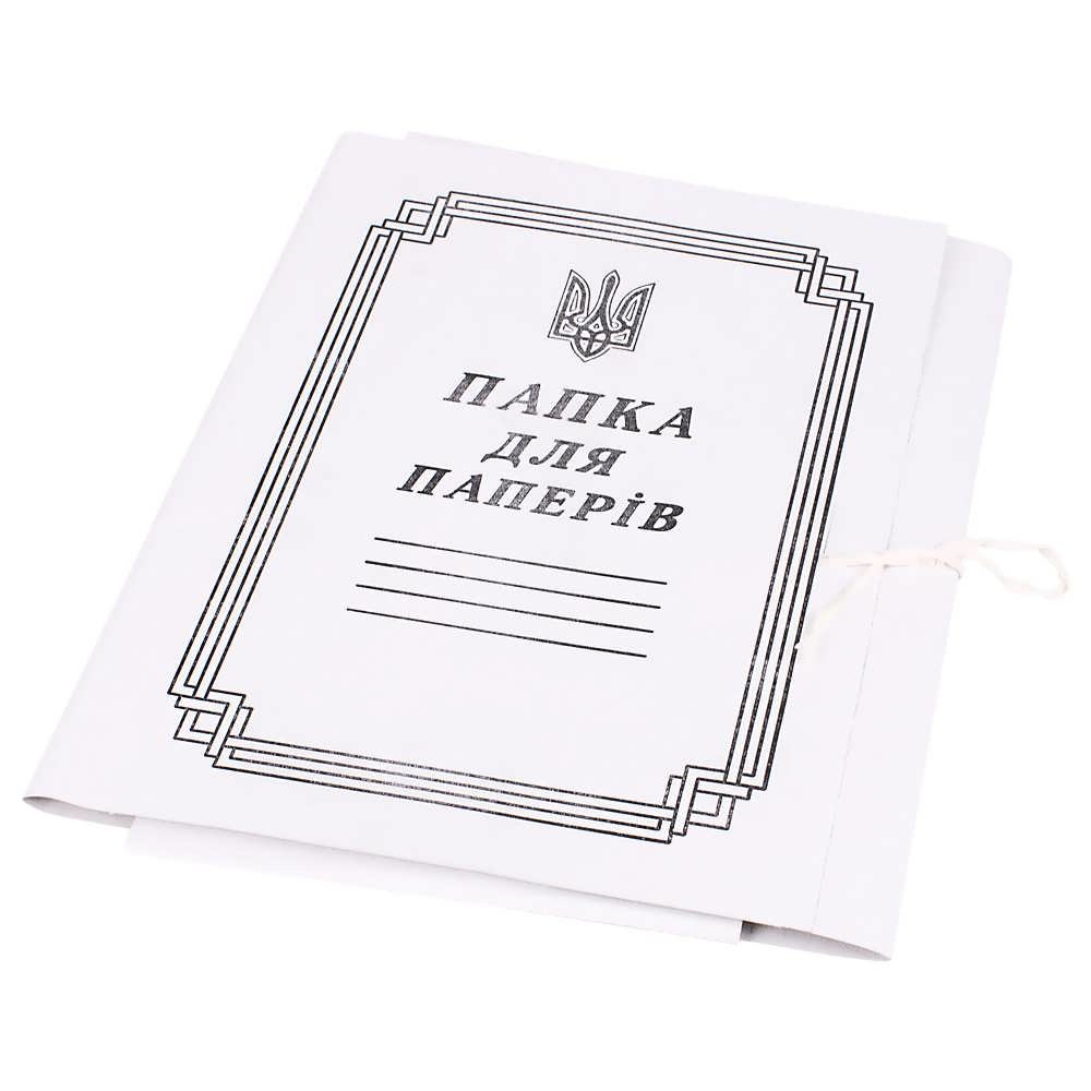 Папка для паперів на зав'язках 0,35 мм картонна К