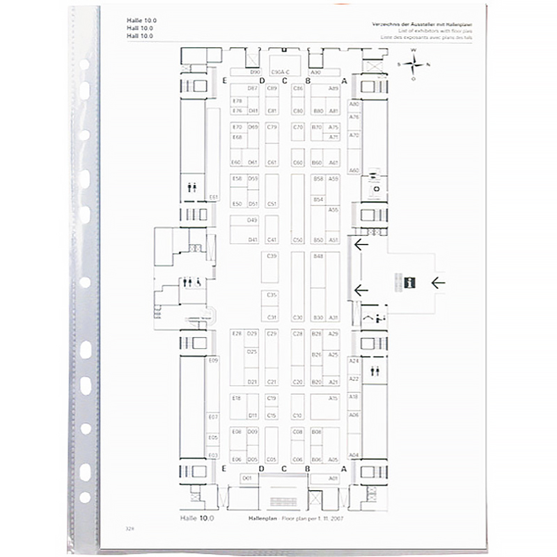 Файл А4+ 50 мкм, 100 шт. Delta глянец