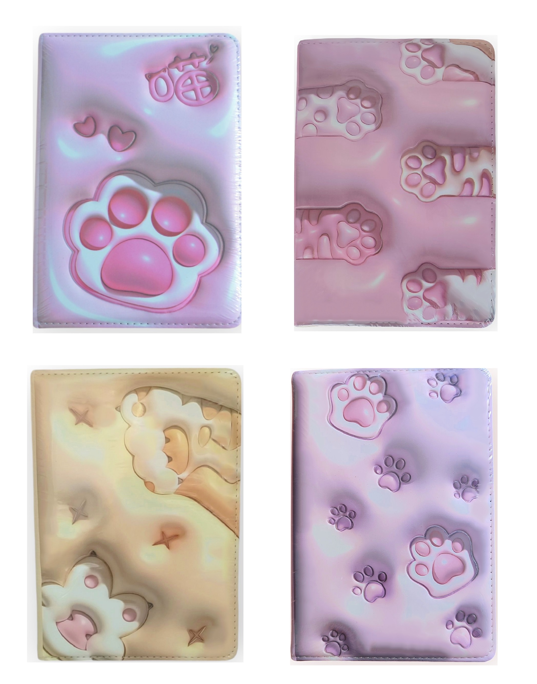 Блокнот дитячий 130*183 96 арк 3D обкл клітинка/лінія Лапки