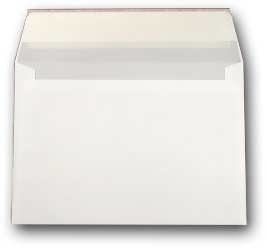 Конверт C5 229х162 білий СКЛ 0+1 клапан прямий