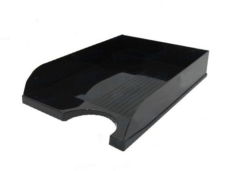 Лоток горизонтальный пластик КИП ЛГ-04 черный