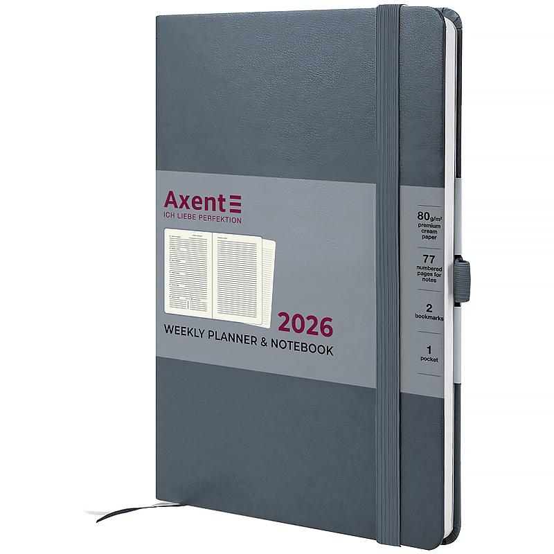 Щотижневик дат. Prime Strong 145*210 сірий