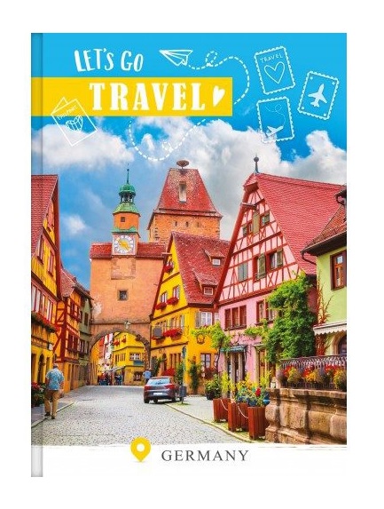 Тетрадь А5 128 л клетка тв переплет мат лам с разделителями LET'S GO TRAVEL Ассорти