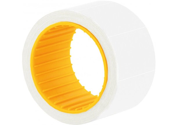 Этикет лента прямоугольная белая 26х16 мм 500 шт в рул Economix