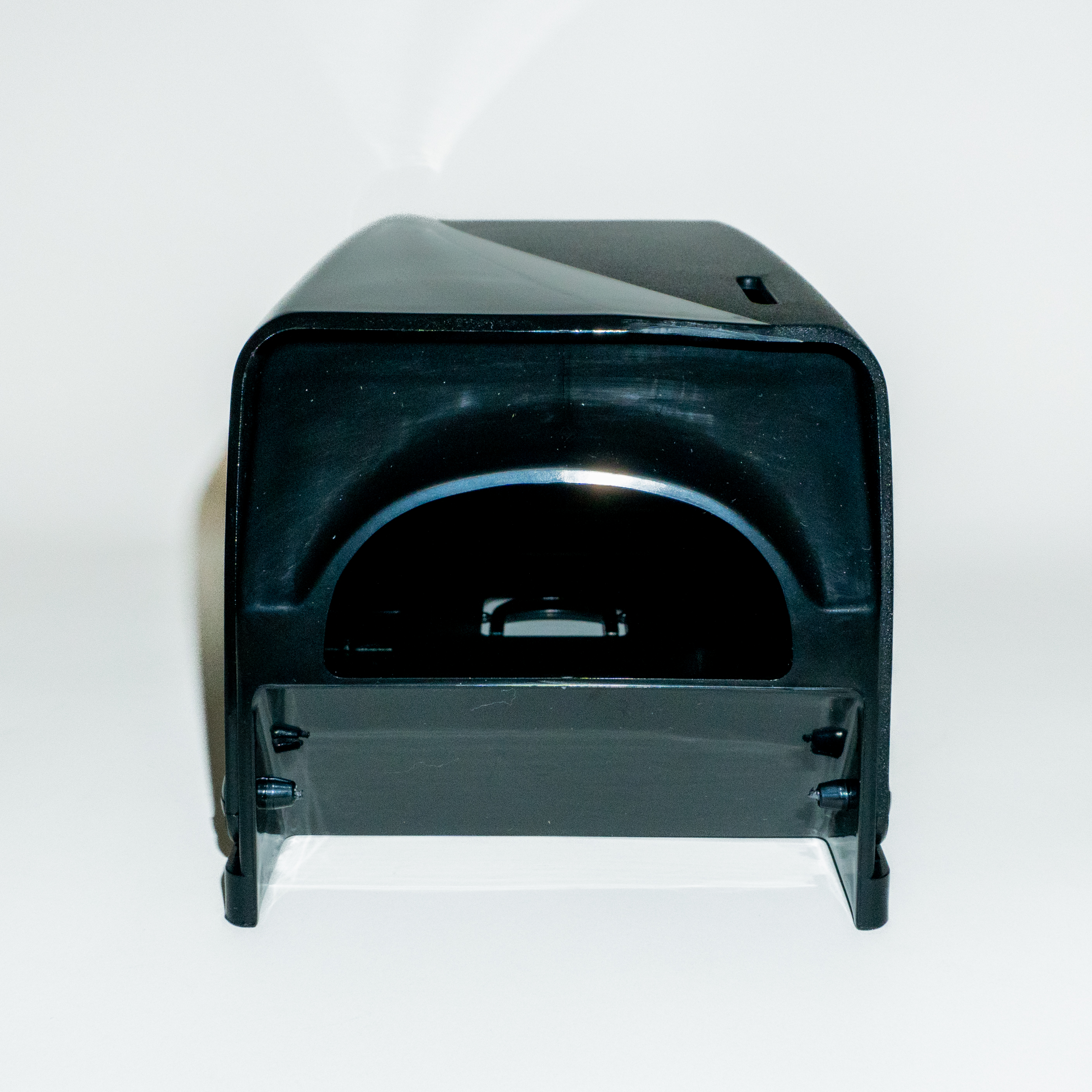 Диспенсер Rulopak для туалетной бумаги в пачках, пластиковый, черный, 14*12,6*28см.