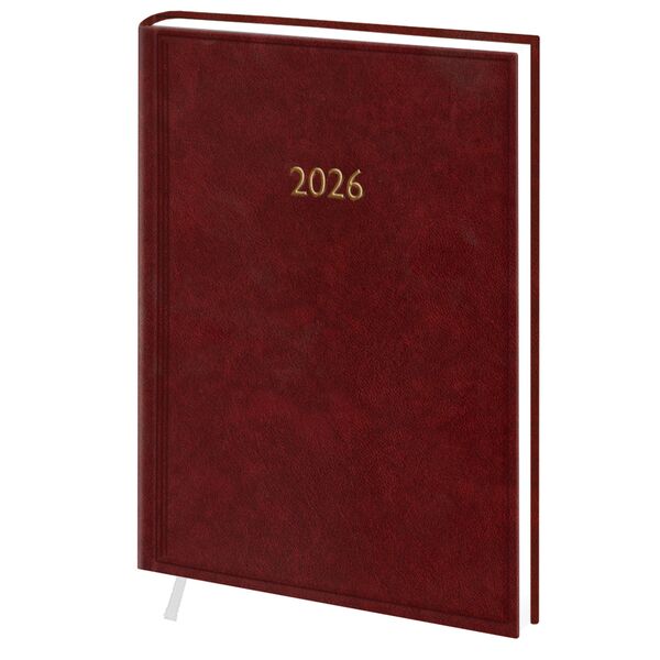 Ежедневник дат. Стандарт Macanet бордо