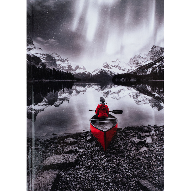 Книга записна А5 96 арк тв палітурка клітинка R&B Lady