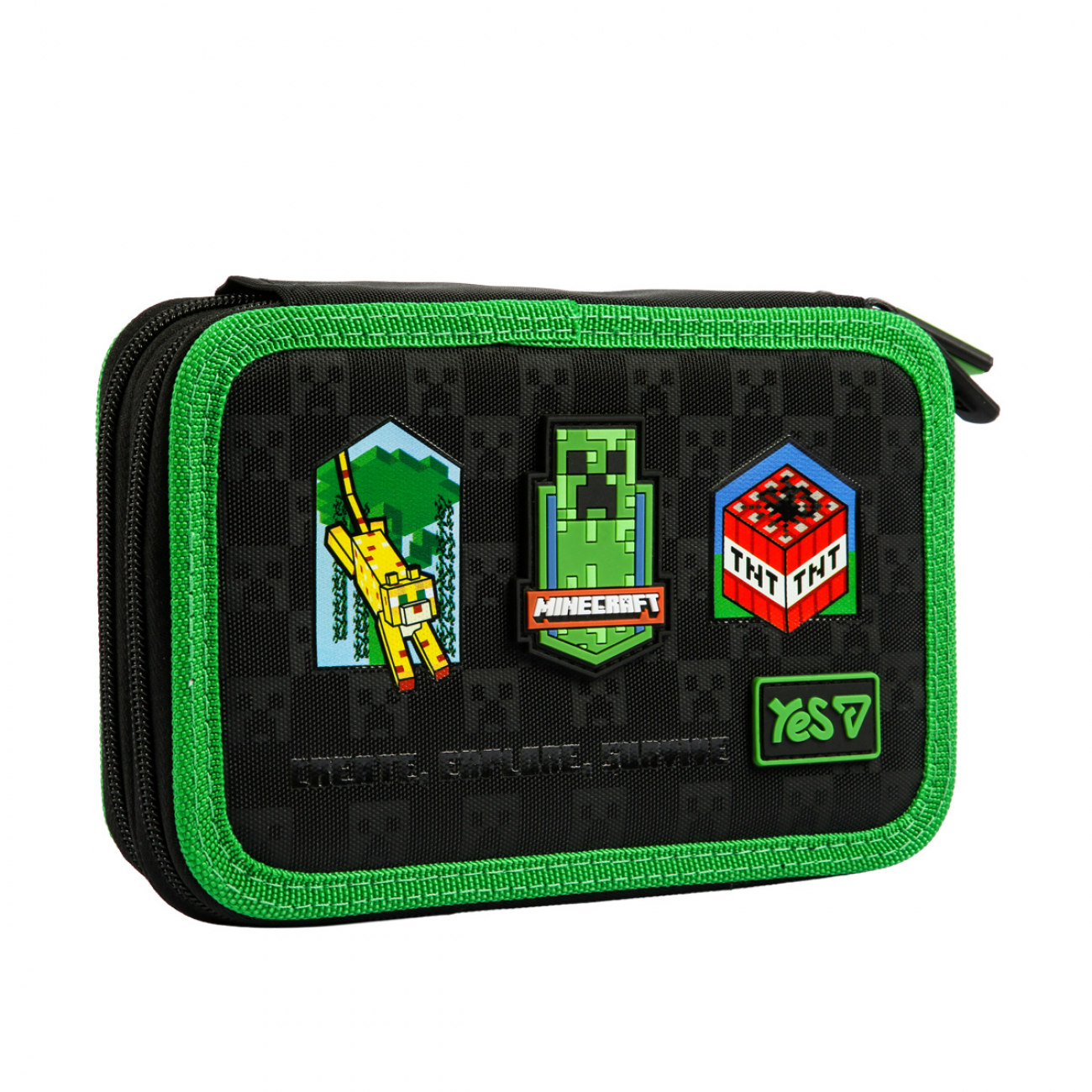 Пенал твердий Yes HP-01 2-яр. Minecraft Adventure (533718)