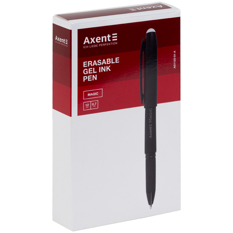 Ручка гелевая пиши-стирай Axent Magic 0,7 черная