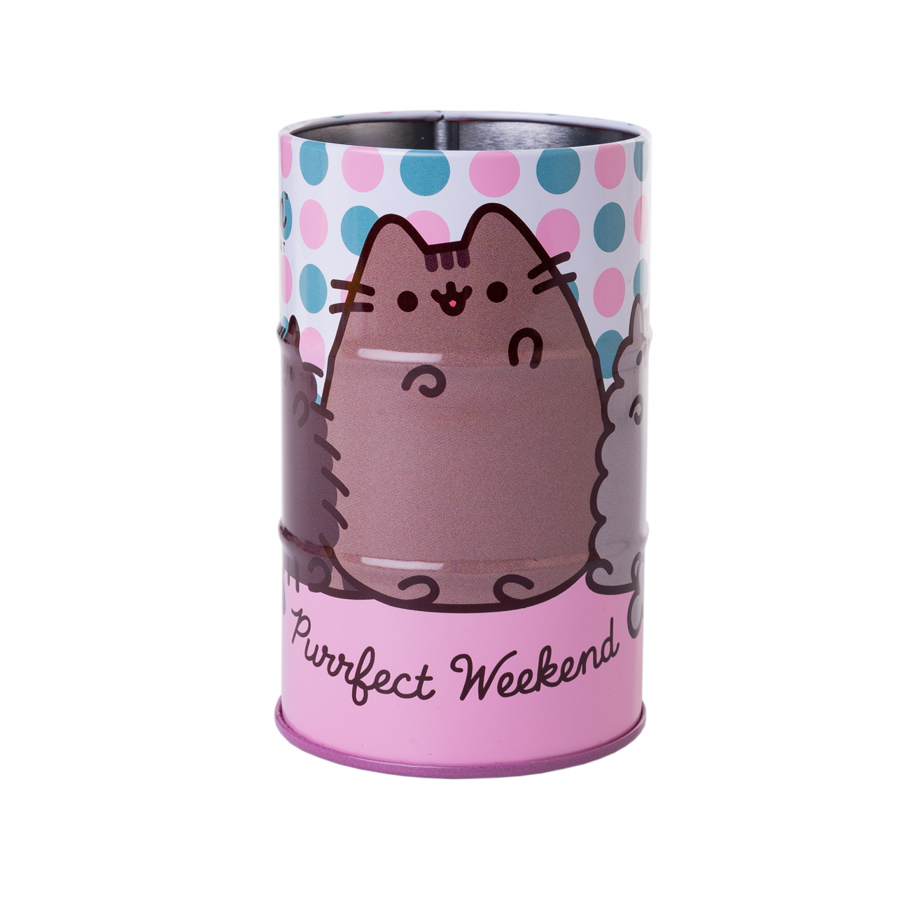 Підставка для ручок кругла Yes Pusheen 65*108 метал