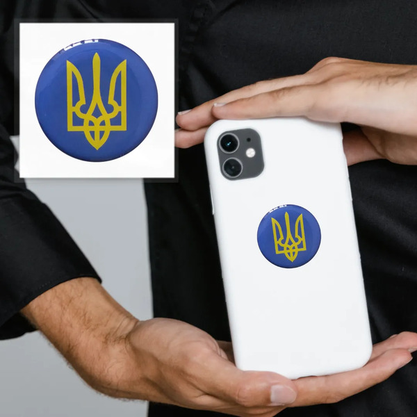 3D-стикер Герб України
