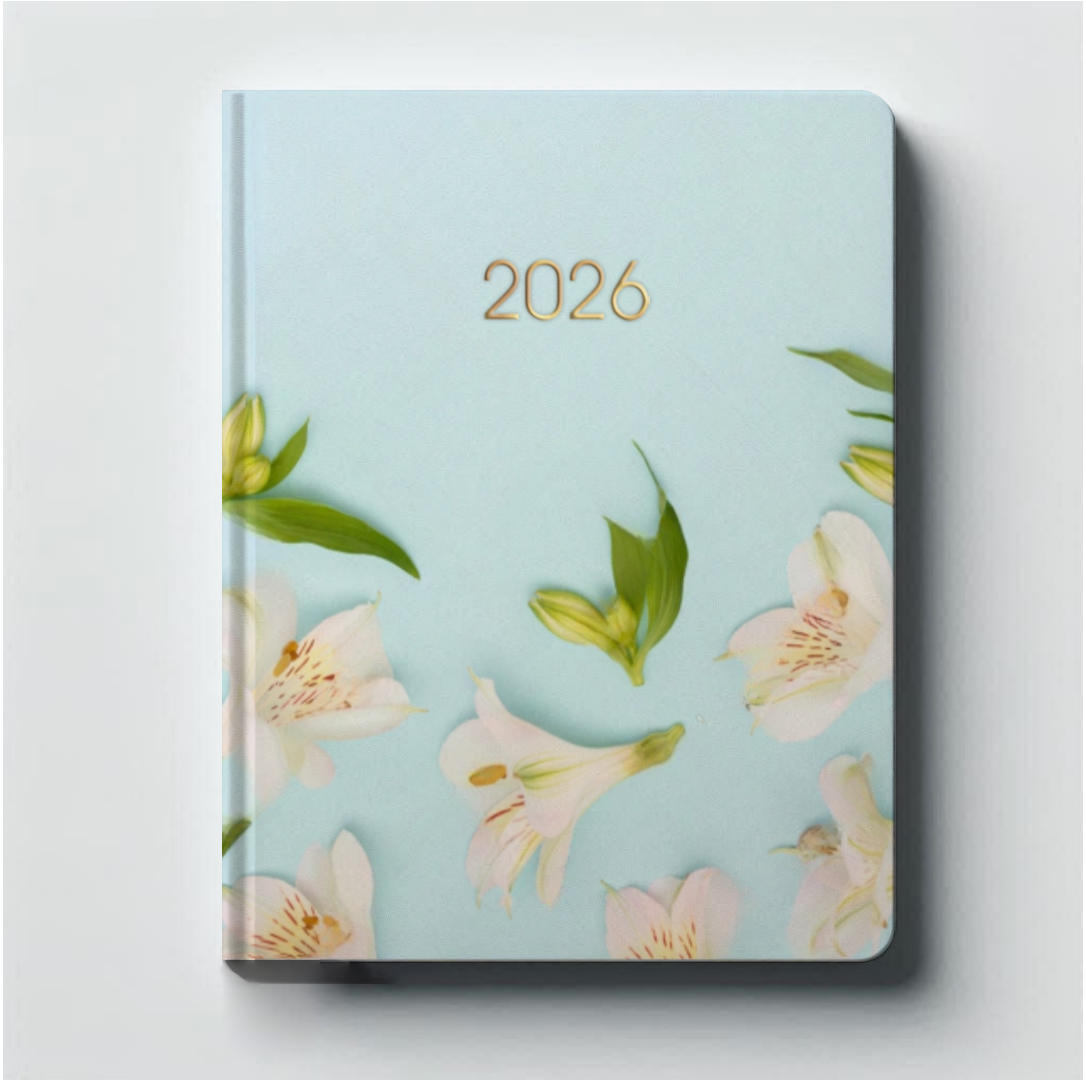 Щоденник датований Стандарт ламінація Біла еустома