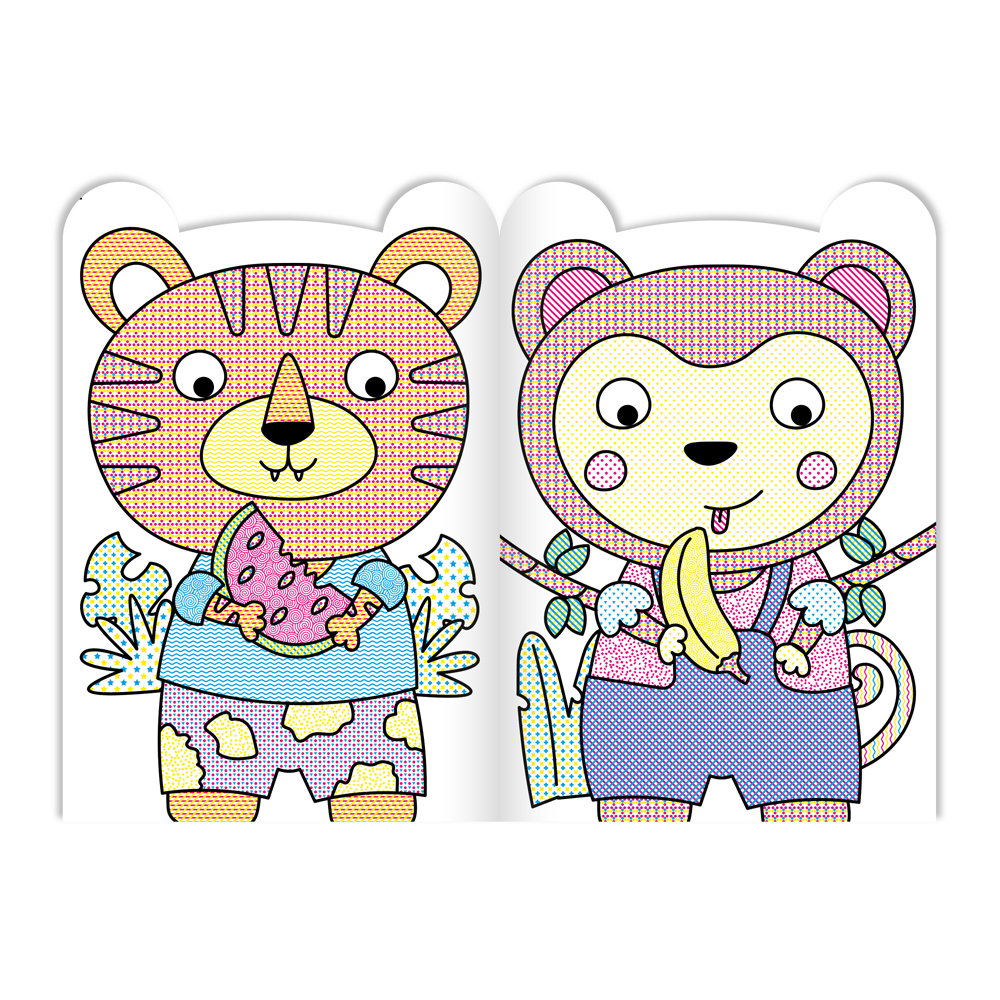 Водная раскраска Water Book Ухастики