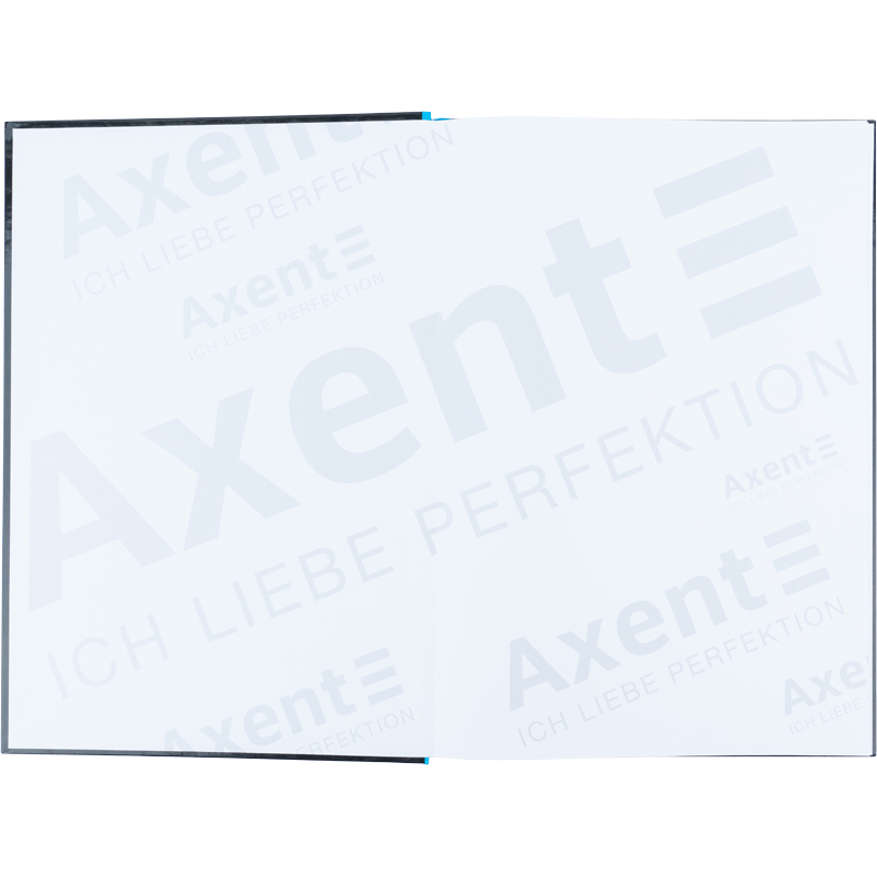 Книга обліку А4 80 арк тв палітурка клітинка COLORS блакитна