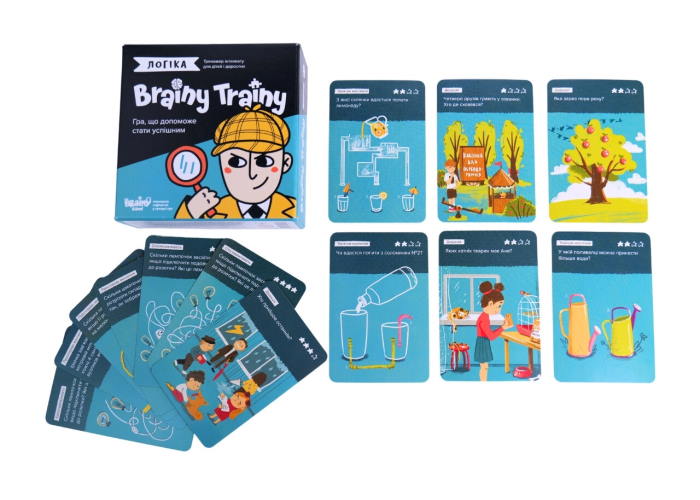 Гра настільна Brainy Trainy Логіка