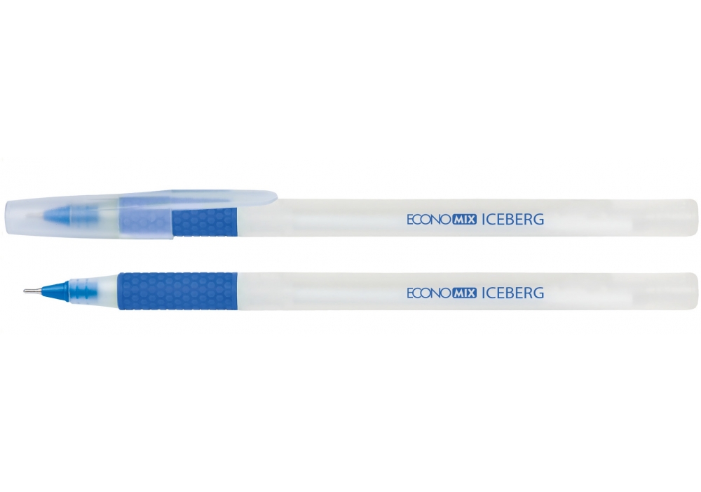 Ручка масляна Economix Iceberg 0,7 синя
