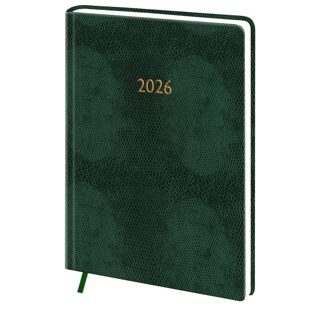 Щоденник дат. Стандарт Cryluxe зелений