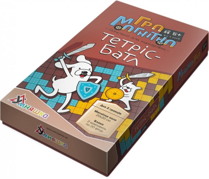 Игра настольная магнитная Тетрис-батл