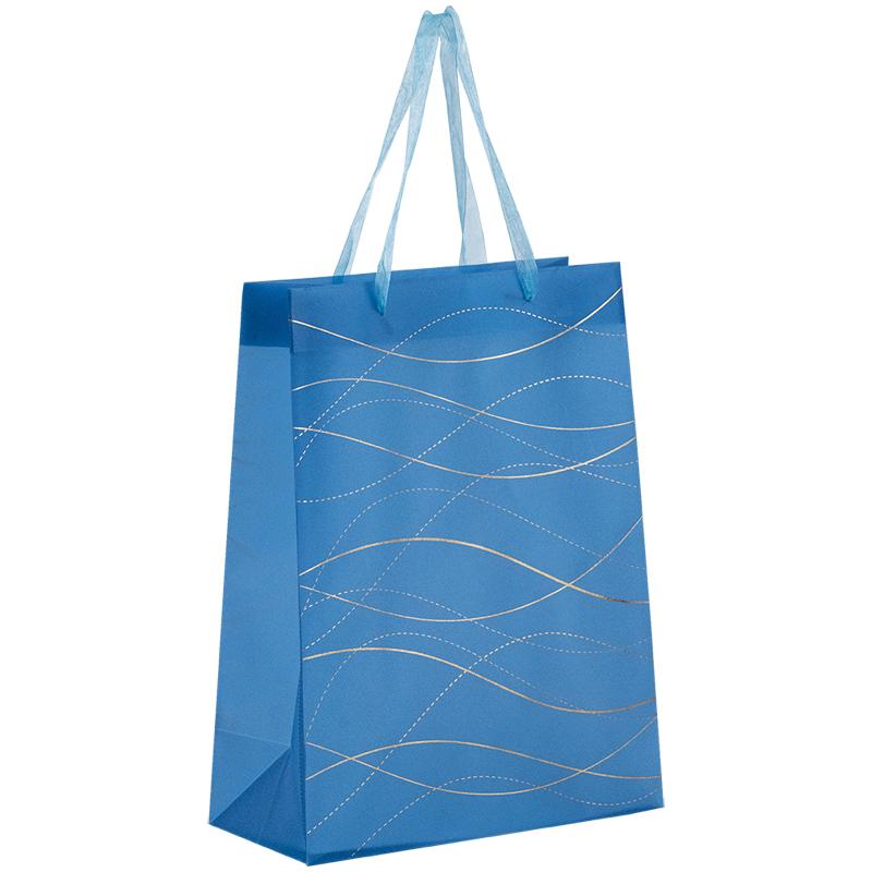 Пакет пластиковий подарочный 25х19см, Waves-2