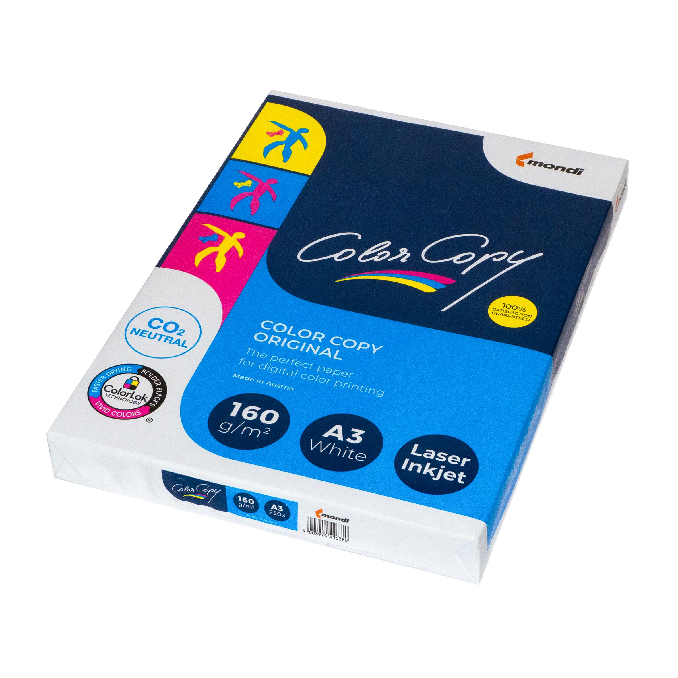 Папір для лазерного та струменевого друку А3 Color Copy 160 г/м2 250 арк