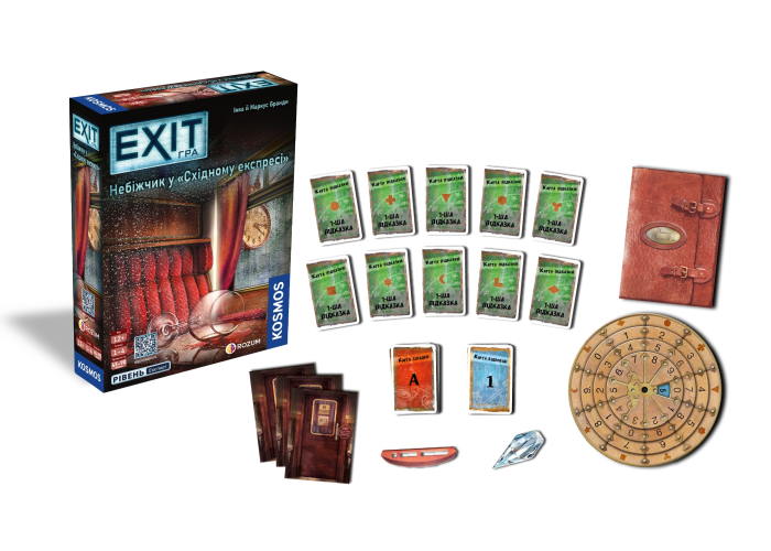 Игра настольная EXIT: Покойник в "Восточном экспрессе"