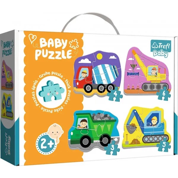 Пазлы Baby Classic Строительные транспортные средства