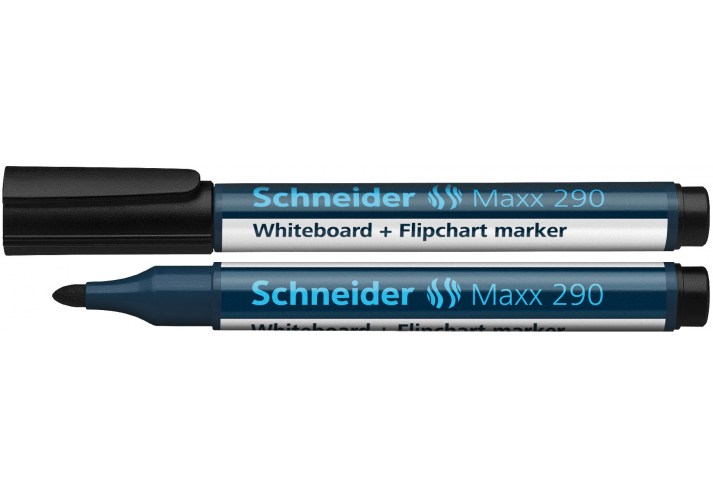 Маркер для дошок та флипчартів Schneider Maxx 290 1-3 мм чорний