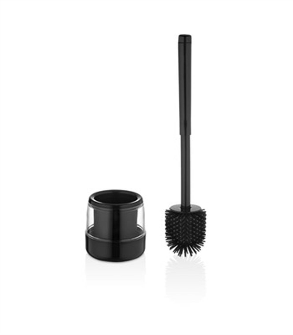 Щітка для унітазу силіконова RULOPAK кругла, чорна