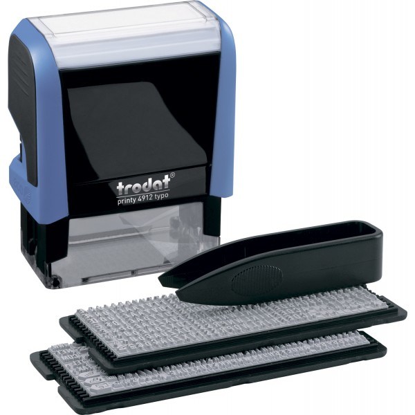 Штамп самонаборний Trodat 4-хрядковий синій