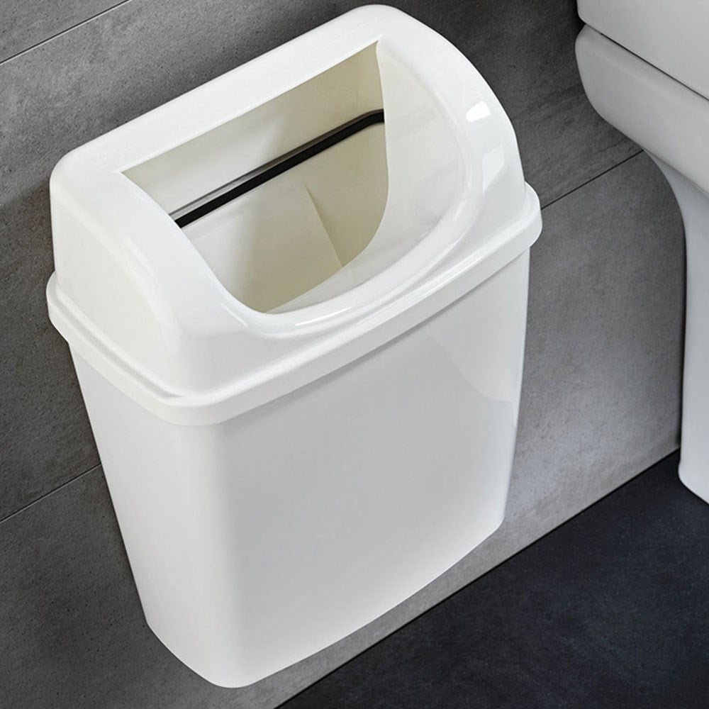 Емкость Rulopak для мусора 6л, белый, пластик, 13,5*25,5*33см.