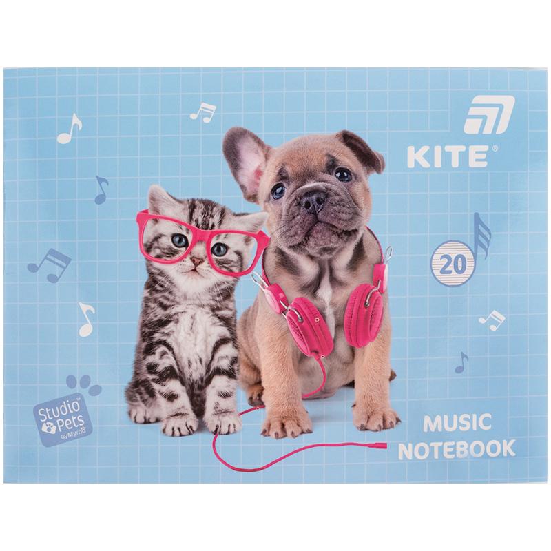 Зошит для нот А5 20 арк Studio Pets