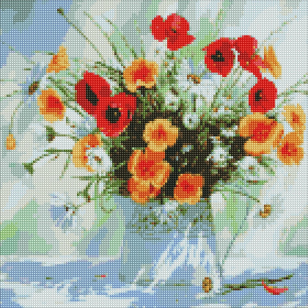 Алмазная мозаика 40×40 см Оттенки лета