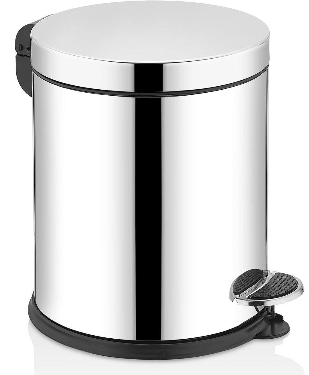 Емкость Rulopak для мусора 5л, металлическая, сатин., 20,5*20,5*28см.