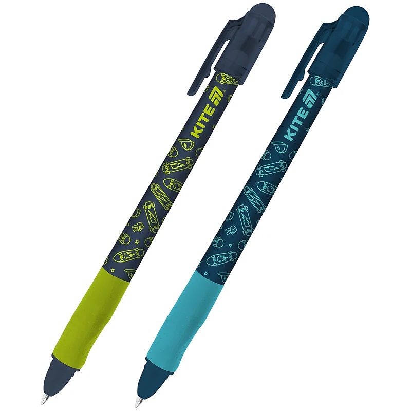 Ручка шариковая Kite EasyStart Skate 0,7 синяя
