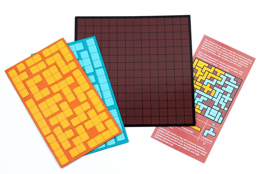 Игра настольная магнитная Тетрис-батл