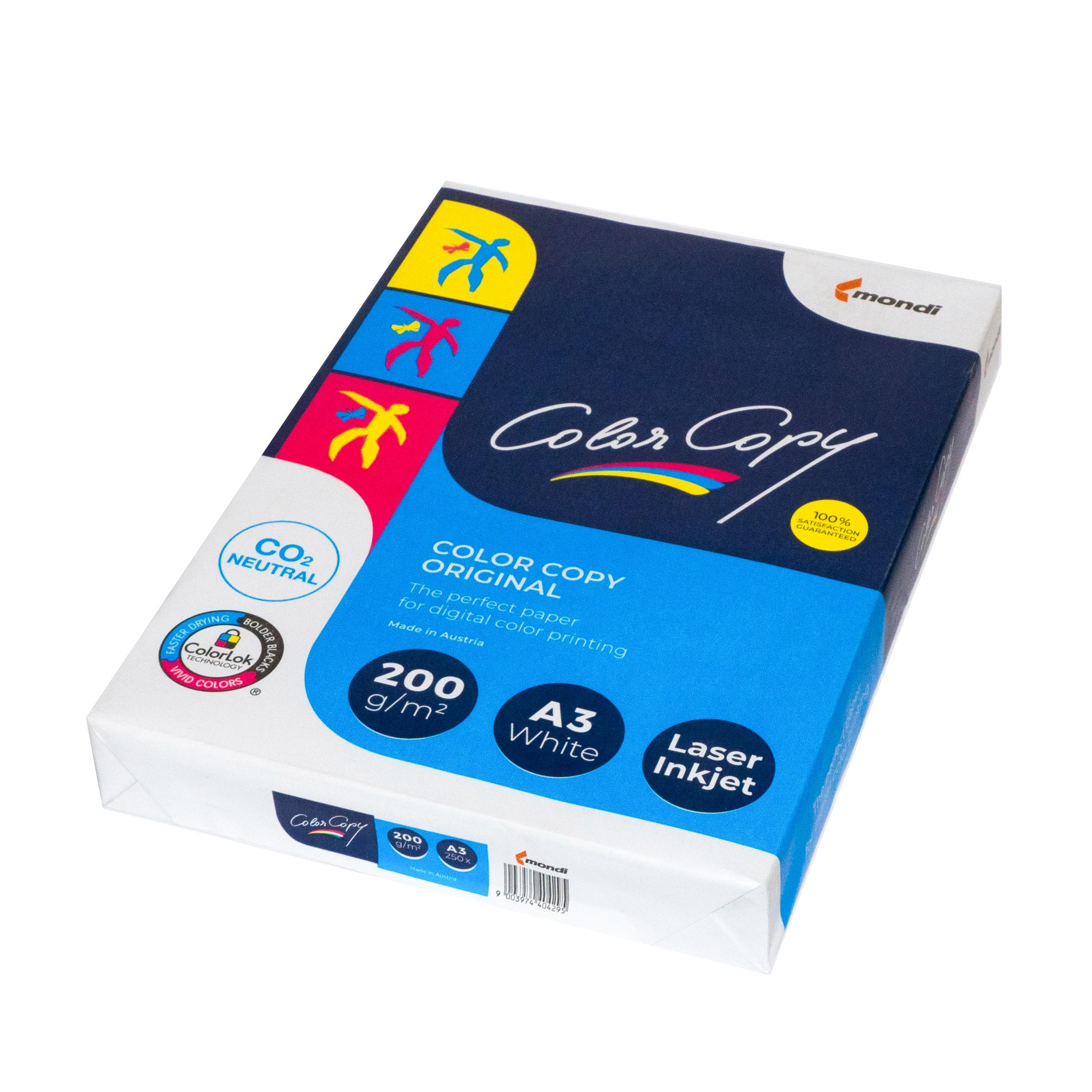 Папір для лазерного та струменевого друку А3 Color Copy 200 г/м2 250 арк