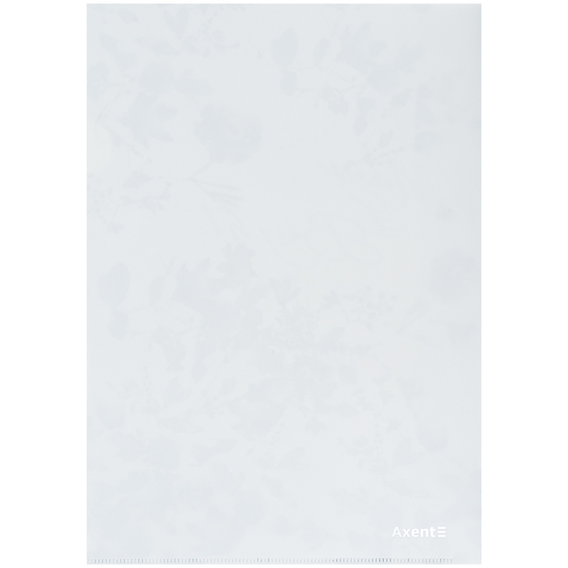Папка-куточок А4 Axent Flower Symphony-1 біла