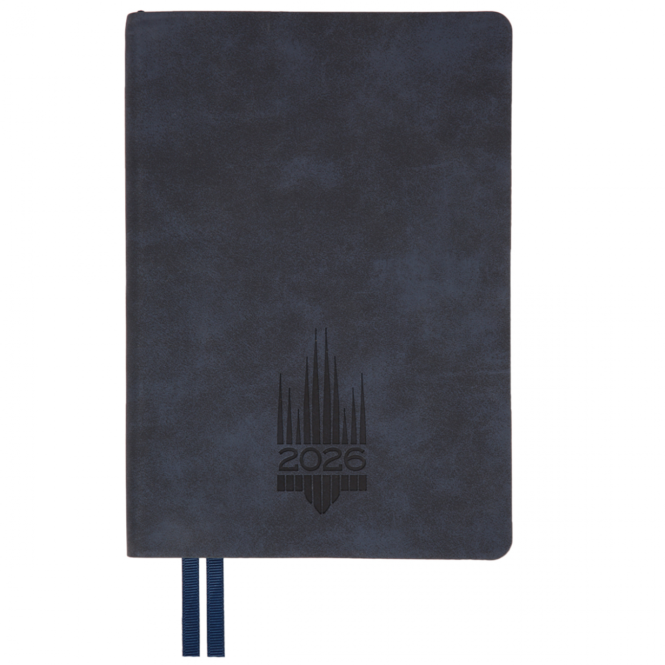 Щоденник дат. Стандарт Leader м'яка обкл. синій