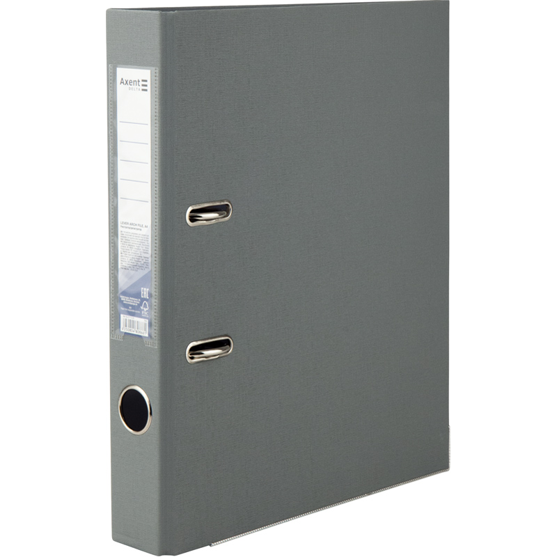 Папка-регистратор А4 50 мм одностор. Delta, серая