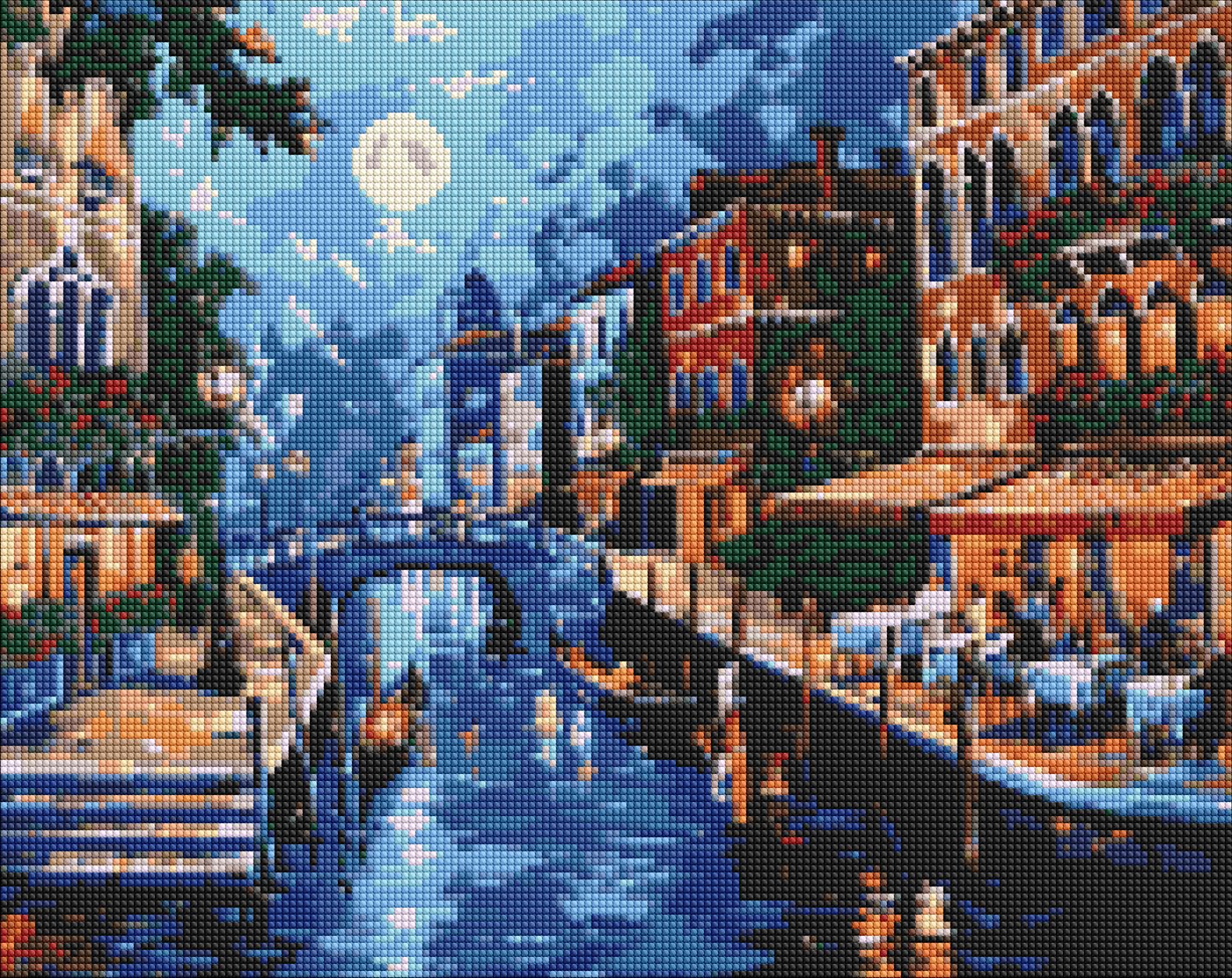 Алмазная мозаика 40×50 см Романтика Италии