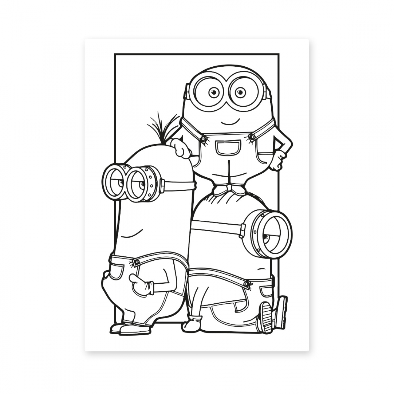 Раскраска А4 Yes Minions