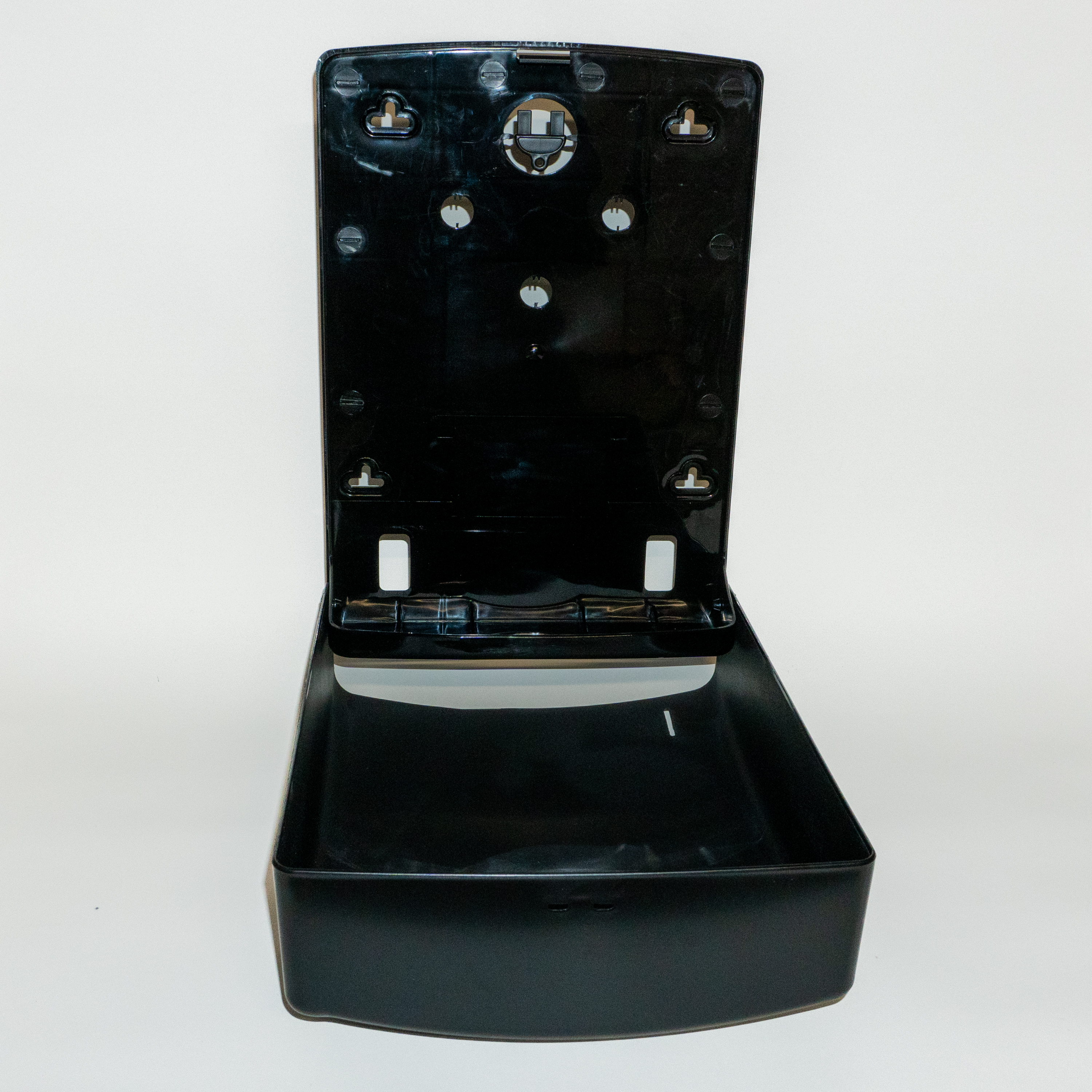 Диспенсер Rulopak для бумажных полотенец в пачках Z-сборки, пластиковый, черный, 38,5*11*28см.