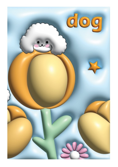 Зошит А6 32 арк скоба клітина картон хром ерзац серія 3D