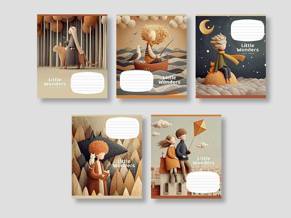 Зошит 18 арк клітинка 3684 Cozy Tales 2026 дів
