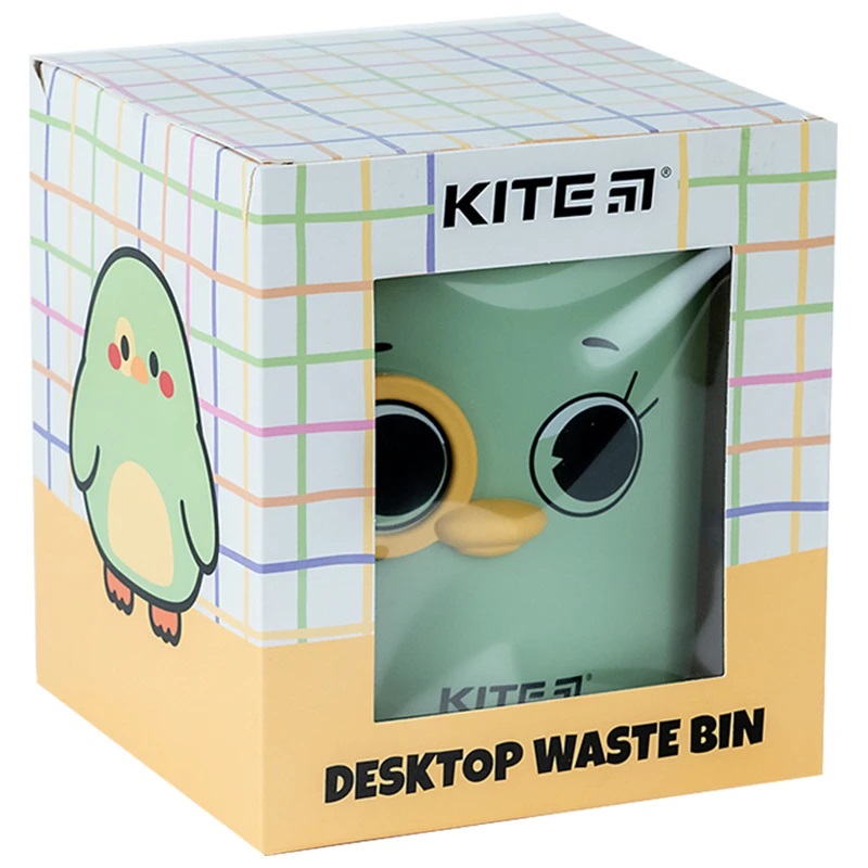 Контейнер настольный для мусора Kite, зеленый