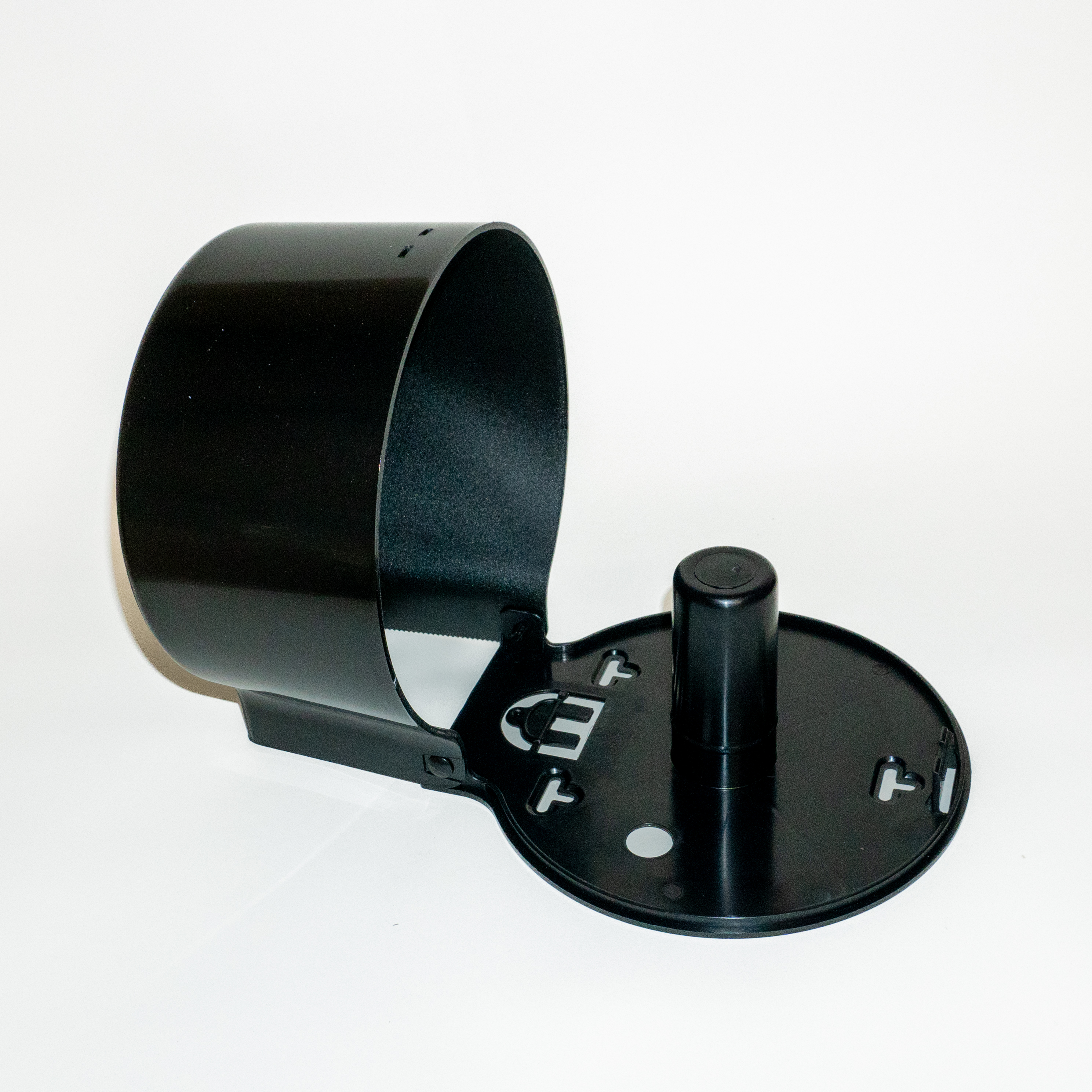 Диспенсер Rulopak для туалетной бумаги в рулонах Джамбо, пластиковый, черный, 24,3*21,8*13см.