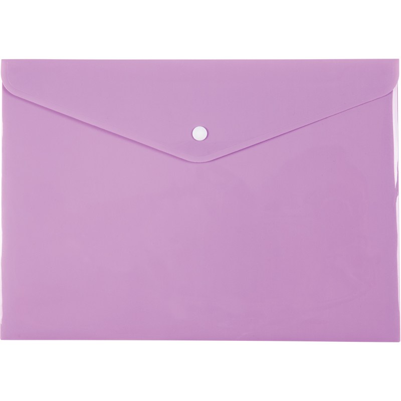 Папка на кнопці А4 Axent Pastelini, бузкова