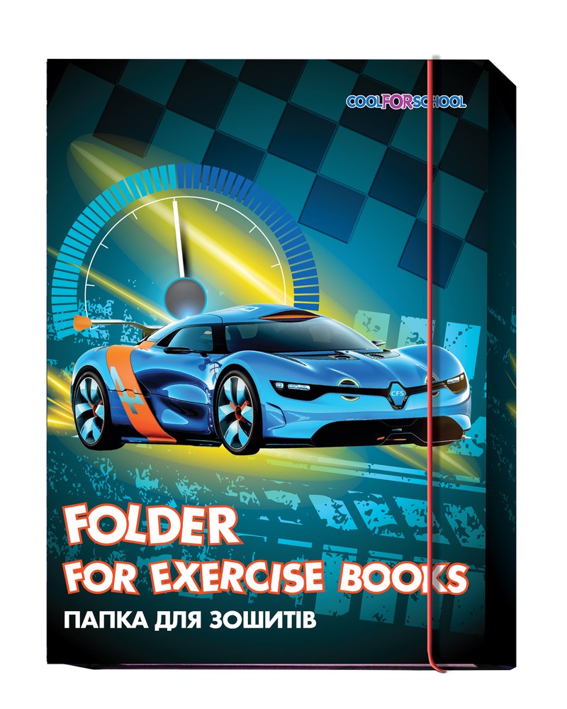 Папка для зошитів на гумці В5 лам. картон CoolForSchool, х