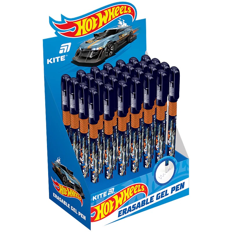 Ручка гелева пиши-стирай Kite HW 0,5 синя