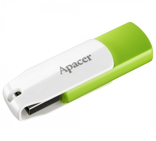 Флеш-драйв Apacer AH335 64GB Green/White